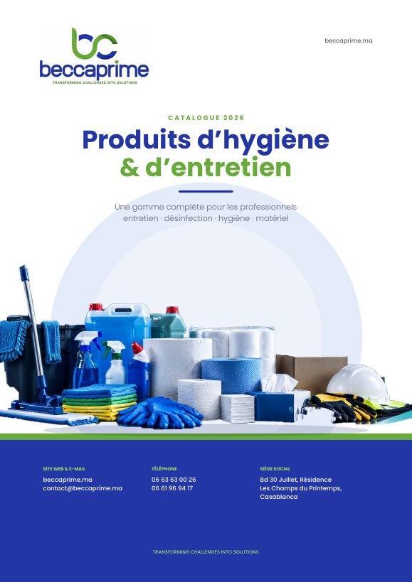 Couverture du catalogue Beccaprime 2026